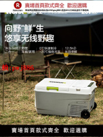 【售後無憂】威克士戶外車載冰箱家車兩用WU098便攜制冷露營冷凍冷藏小冰箱