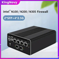 Topton 12th Gen Mini PC Intel i3-N305 Firewall Appliance 2*10G SFP N200 N100 4x i226-V 2.5G DDR5 NVMe Soft Router Proxmox Server
