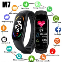M7 Smart Band Sport Smart Watch Men Woman Blood Pressure Heart Rate IP67 Waterproof Monitor Fitness Bracelet For Android IOS