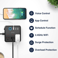 Gosund 智慧電源線Alexa Google Home WiFi智慧插頭座 3插座3usb孔延長線充電器 全電壓