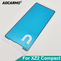 Aocarmo Front Frame LCD Screen Display Adhesive Sticker For Sony Xperia XZ2 Compact Mini XZ2C H8324