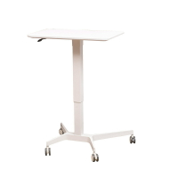 新品氣動站立式方管升降桌沙發床邊桌可移動懶人辦公桌電腦演講桌