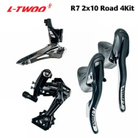 LTWOO R7 2x10 Speed, 20s Road Groupset, Shifters + Rear Derailleurs + Front Derailleurs, compatible with 4700, R3000