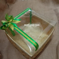Besek Bambu Mika Tinggi 30 cm|Hampers|Hantaran Nikahan|Wadah Make Up|Tempat Kosmetik|Serahan|Jadah |
