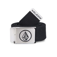 VOLCOM MBL CIRCLE WEBBING BELT BLACK One Size