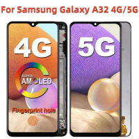 AMOLED For Samsung Galaxy A32 4G LCD SM-A325F SM-A325M Display Touch Screen Replacement For Samsung A32 5G Display SM-A326B