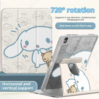 MINISO Cinnamoroll For iPad Case ipad Air3 4 5 10.9in M2 M3 Pro4 5 6 12.9in M4 Protective case Ipad9