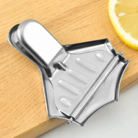 Stainless Steel Lemon Tongs Fruit Juice Squeezer Portable Juicer Orange Citrus Presser Grape Clip Home Kitchen Accessories