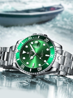 男士手錶 2021新款綠水怪水鬼十大手錶男士全自動機械男錶牌名牌非【MJ194814】