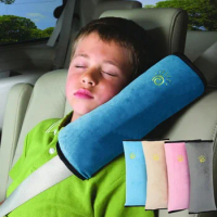 Vehicle Shoulder Protection Cover Pillow Baby Baby Car Pillow Children Baby Safety Seat Belt Pillow Car Belt Plush Cushion