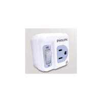 【Philips 飛利浦】1開1電腦壁插(CHP3010W)