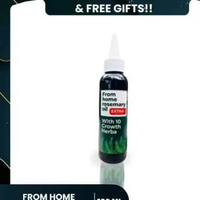 FROM HOME ROSEMARY OIL (FREE GIFT) Perawatan Rambut Rontok Rusak 100ML Perawatan Rambut Mengembang /