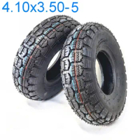 4.10/3.50-5 Outer Tire 410/350-5 Pneumatic Wheel Tyre Thick Wear Resistant For Electric Scooter Trolley Wheelbarrow Cart Wheel