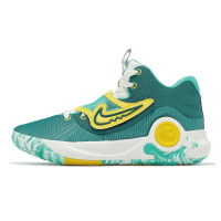 Nike 籃球鞋 KD Trey 5 X EP 男鞋 綠 黃 魔鬼氈 氣墊 Durant  DJ7554-300