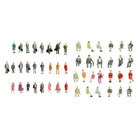 25Pcs HO Scale 1:87 Figures Hobby Building Accessories Tiny Different Poses