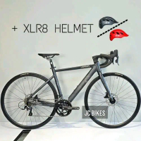 Sepeda Balap Roadbike JAVA Veloce, Clean Look, HYDRAULIC, Endurance - Black Grey, XS - 46