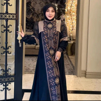 GAMIS SHELLA SAUKIA TANGAN ORGANZA  ELEGAN ORIGINAL