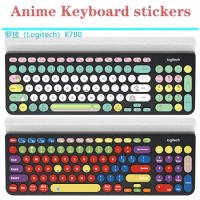 Logitech K780 Ik6650 Desktop Wireless Round Keyboard Stickers Keys Computer Gaming Laptop Accessories Keyboard Covers Waterproof