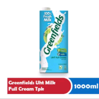 Greenfields Susu UHT Full Cream 1000ml TPK 100% Fresh Milk Isi 12 Dus