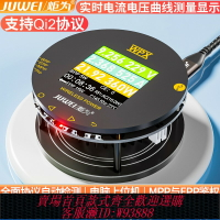 {臺灣公司貨 可打統編}炬為QI2無線快充測試儀25W電壓電流負載老化器私有協議自動檢測