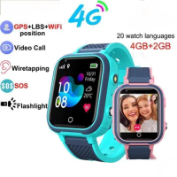LT21 4G Smart Watch Children's GPS WIFI Video Call SOS IP67 Waterproof Children's Smart Watch Camera Monitor Location Mobile Hot