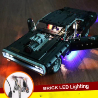 Light Kit for LEGO 42111 Technic DOM DODGE CHARGER 42111 Building Brick(NOT INCLUDE LEGO)