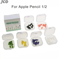 JCD 8pcs Silicone Replacement Tip Case Nib Protective Cover Skin for Apple Pencil 1st 2nd Touchscreen Stylus Pen Case