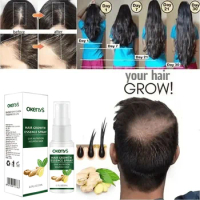 Ginger Hair Growth Spray Strengthening Hair Massage Scalp Dense Strengthening Hair Loss Prevention Repair Nourishing Liquid