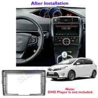 9 Inch android Car Radio Fascia Frame for Toyota Verso E'Z 2005-2018 2din car Auto Dashboard Installation Trim Kit