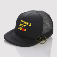 ￼Topi PUNK’s NOT DEAD / Topi Snapback Trucker / Snapback Hat Trucker / Topi Jaring Distro / Topi Des