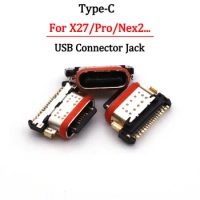 2-10Pcs Type-C USB Mobile Charger Connector Jack Charging Port Dock For VIVO X27 Pro X27Pro Nex Double Screen S5 NEX2 iQOO NEO