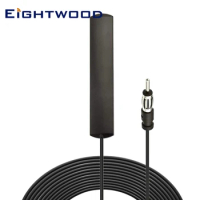 Eightwood Car Stereo FM AM Radio Antenna for Vehicle Truck SUV Car Stereo Audio Media Receiver Player HD Radio Tuner Amplifier