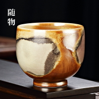 景德鎮柴燒杯窯變主人杯茶杯品茗杯單杯個人專用茶碗茶盞陶瓷茶具