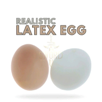 Sulap Realistic Latex Egg - Super Latex Egg - Silicone Egg - Rubber Egg - Sulap Telur - Silk to Egg