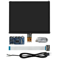 For iPad 3/4 9.7 Inch LP097QX1-SPA1 LTL097QL01 DIY IPS 2K LCD Display Screen Monitor Control Driver Board Digitizer Touchscreen