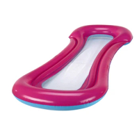 Foldable Inflatable Back Floating Row Air Mattress Swimming Pool Water Chair