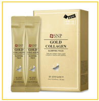 SNP 黃金膠原蛋白睡眠面膜20片 GOLD COLLAGEN SLEEPING PACK 20PCS