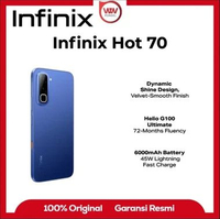 Hp Infinix Hot 70 Ram 8GB Internal 128GB Garansi Resmi Blue
