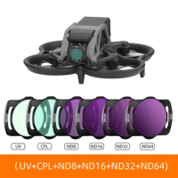 Lens Filter Spare Parts Camera Lens Filter Drone Accessories Quick Installation Waterproof Scratch Proof for DJI O3 Air Unit