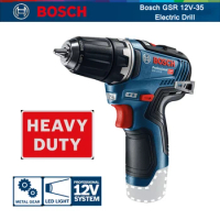 Bosch GSR 12V-35 Rechargeable Cordless Electric Drill Screwdriver Multi-Function Brushless Drill Household Screwdrive No Battery