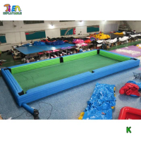 2pieces per bag 12x6m Inflatable Pool Table Snooker / inflatable Snooker Football snooker ball game