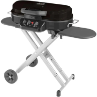 BBQ Nature Hike Barbecue Grill Backyard Portable Stand-Up Propane Grill Smokehouse Convection Patio &amp; More Parties Tailgating