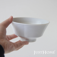 【Just Home】日本製線沐陶瓷5吋飯碗(碗 飯碗 中式日式)