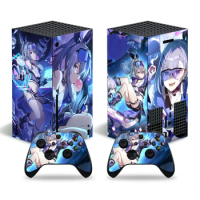 Beauty Style Skin Sticker Decal Cover for Xbox Series X Console and 2 Controllers Xbox Series X Skin Sticker Viny