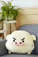 【UNIPRO】熊秋葵 噗大叔豬 豬頭 頭型 造型抱枕 靠枕 午安枕