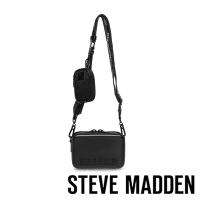 STEVE MADDEN-BSACHA 立體相機粗背帶子母包-黑色