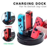 5 in 1 Nintend Switch Pro Controller Joy Con Charger Gamepad Dock For Nintendo Switch NS Dock Station 2 USB Charger Stand