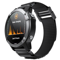 26mm Quick Release Nylon watch band for Garmin Fenix 7X/7pro 5X 6X Sapphire GPS TACTIX DELTA Enduro COROS VERTIX2 Descent