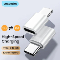 New Type C Adapter for Ios Lightning Male To Type c Adapter Female Fast Charging Adaptador Headphone USB C Converter for iPhone