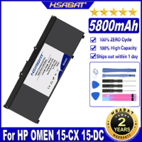 HSABAT SR03XL L08934-2B1 L08855-855 5800mAh Laptop Battery for HP OMEN 15-CE,17-CB0052TX Pavilion Gaming 15-CX0096TX,CX0006NT